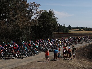Momentka z jedenácté etapy Tour de France.