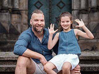 Adam Polá�ek a dcera Stella Polá�ková