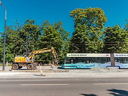Rekonstrukce tramvajové trati Chotkovy sady - Pra�ský hrad - Brusnice (11....
