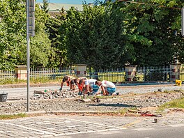 Rekonstrukce tramvajové trati Chotkovy sady - Pra�ský hrad - Brusnice (11....