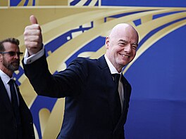 Gianni Infantino mí�í finále MS ve fotbale.