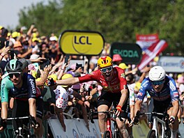 Soren Waerenskjold slaví vít�zství v jedenácté etap� Tour.