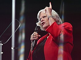 Bývalá britská ministryn� Ann Widdecombeová. (20. zá�í 2024)