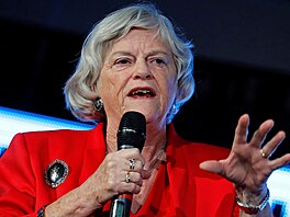 Bývalá britská ministryn� Ann Widdecombeová. (20. zá�í 2024)