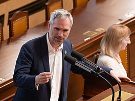 Jednání Poslanecké sn�movny. Elektronická evidence tr�eb. Na snímku Zden�k H�ib...