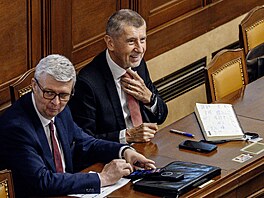 Jednání Poslanecké sn�movny. Stavební zákon. Na snímku Andrej Babi� (ANO),...