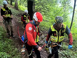 Hor�tí záchraná�i zasahovali u pádu �e�ky v poho�í Malá Fatra. (12. �ervence...