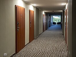 Chodba ve t�etím pat�e hotelu Thermal. Zde najdete pokoje rekonstruované mezi...