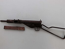 Britský samopal Sten MKII byl jednou ze zbraní Pra�ského povstání. Tento...