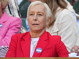 N�kdej�í tenistka Martina Navrátilová nechybí b�hem sobotního programu...