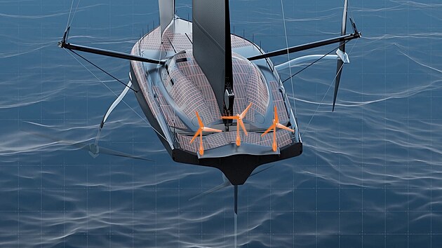 Projekt Ferrari Hypersail m� spojit technologie z automobilov�ho pr�myslu s modern�m z�vodn�m jachtingem.