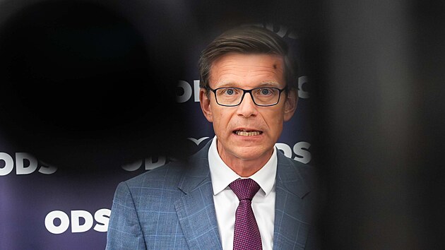 Jedn�n� Poslaneck� sn�movny. Tiskov� konference ODS. Na sn�mku Martin Kupka. (14. �ervence 2026)