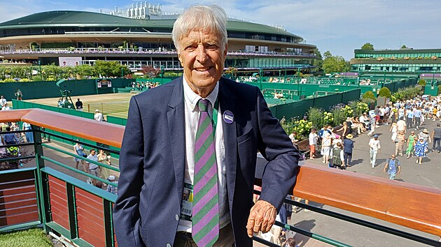 Jan Kode� ve wimbledonském areálu