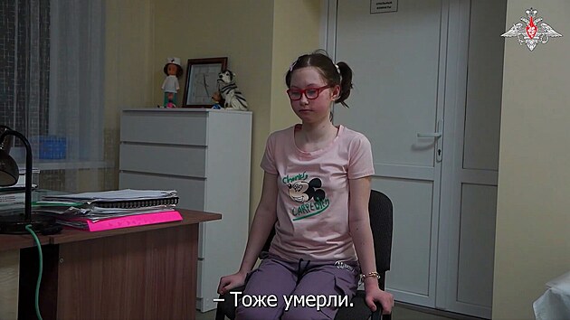 P��b�h desetilet� d�vky p�inesla rusk� arm�dn� televizn� stanice Zvezda, video rozhovoru s d�t�tem p�inesla tak� st�tn� agentura TASS. (10. �ervence 2026)