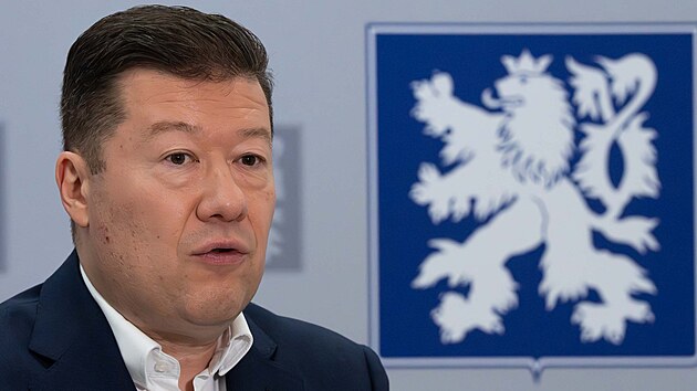 Tomio Okamura na vojenském leti�ti v Kbelích avizoval cíle náv�t�vy �íny. (19....