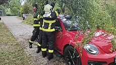 V souvislosti s odpolední bou�kou vyjí�d�li jihomorav�tí hasi�i celkem k 55...