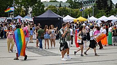 V Bratislav� se uskute�nil 16. ro�ník festivalu Duhový Pride, kterého se...