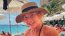 Kate�ina Siniaková na dovolené v �ervenci 2026