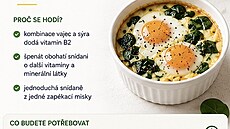 Jedna potravina obvykle denní pot�ebu vitaminu B2 nepokryje. Práv� kombinace...