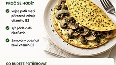 Tip z kuchyn�: Vitamin B2 najdete p�edev�ím v mlé�ných výrobcích, vejcích, mase...
