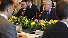 Ministr zahrani�í Petr Macinka (Motoristé sob�) po summitu NATO v turecké...