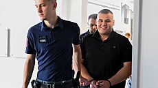 Momentka p�ed zahájením soudního lí�ení v drogové kauze. (16. �ervence 2026)