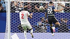 Lautaro Martínez gólem oto�il zápas s Anglií.