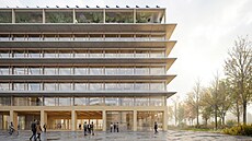Výsledky architektonické sout�e pro novou budovu Magistrátu m�sta Brna. Druhý...