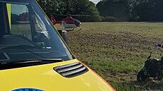 Motorká� utrp�l p�i st�etu s osobním autem v �epi�tích na Frýdecko-Místecku...