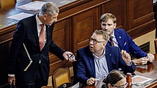 Jednání Poslanecké sn�movny. Stavební zákon. Na snímku  Andrej Babi� (ANO),...
