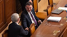 Jednání Poslanecké sn�movny. Elektronická evidence tr�eb. Na snímku Petr...