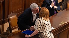 Jednání Poslanecké sn�movny. Elektronická evidence tr�eb. Na snímku Alena...