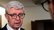 Jednání Poslanecké sn�movny. Tisková konference ke stavebnímu zákonu. Na snímku...
