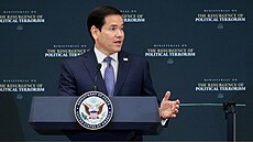 �éf americké diplomacie Marco Rubio promluvil na konferenci ve Washingtonu (16....