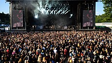Kapela Kissin Dynamite na leto�ním Masters of Rock ve Vizovicích. (�ervenec...