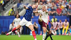 Francie a �pan�lsko v semifinálovém utkání na MS fotbale 2026.
