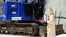 Stavba�i za�ali s ra�bou pr�zkumné �toly pro tunel Luka na budoucí st�edo�eské...