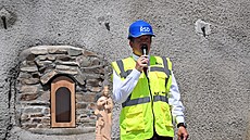 Stavba�i za�ali s ra�bou pr�zkumné �toly pro tunel Luka na budoucí st�edo�eské...
