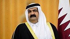 Bývalý katarský emír Hamad bin Chalífa Sání. (14. ledna 2008)