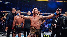 Krzysztof Jotko, �ampion st�ední váhy Oktagonu, porazil Kerima Engizeka na body.