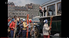 Autobusové nádra�í Pankrác ve filmu Pan Tau na horách z roku 1970