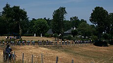 Peloton b�hem desáté etapy Tour de France