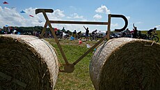 Peloton b�hem t�inácté etapy Tour de France.