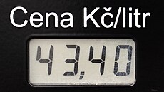 Cena benzinu na �erpací stanici MOL v Evropské ulici (19. �ervence 2026)