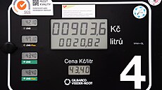 Ceny pohonných hmot na �erpací stanici MOL v Evropské ulici (19. �ervence 2026)