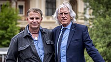 Filip Ren� a Ivan Huba� na karlovarském festivalu
