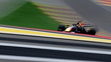 Max Verstappen z Red Bullu b�hem tréninku formule 1 ve Spa