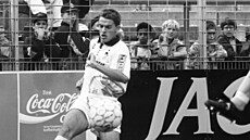 Mladý Thomas Tuchel v dresu Stuttgarter Kickers.