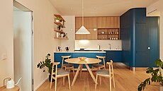 Architekti z ateliéru 0,5 Studio prom�nili byt v pra�ském Karlín� o rozloze 79...