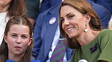 Princezna Charlotte a princezna Kate na Wimbledonu (12. �ervence 2026)